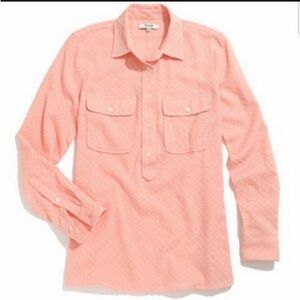 Madewell Clip Dot Blouse | Size Medium
